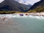 Alpsk supervkend - Isel a Salzach - podzim 2010, Pedpov poas byla sice pesimistick, natst skutenost jin. Se slbenm detm se stdaly i proslunn chvle. Dky tomu byla i na podzim voda suprov jako pi jarnm tn. Zejmna Salzach ns - fotografie 55