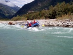 Alpsk supervkend - Isel a Salzach - podzim 2010, Pedpov poas byla sice pesimistick, natst skutenost jin. Se slbenm detm se stdaly i proslunn chvle. Dky tomu byla i na podzim voda suprov jako pi jarnm tn. Zejmna Salzach ns - fotografie 56