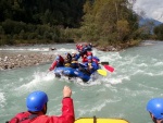 Alpsk supervkend - Isel a Salzach - podzim 2010, Pedpov poas byla sice pesimistick, natst skutenost jin. Se slbenm detm se stdaly i proslunn chvle. Dky tomu byla i na podzim voda suprov jako pi jarnm tn. Zejmna Salzach ns - fotografie 79