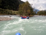 Alpsk supervkend - Isel a Salzach - podzim 2010, Pedpov poas byla sice pesimistick, natst skutenost jin. Se slbenm detm se stdaly i proslunn chvle. Dky tomu byla i na podzim voda suprov jako pi jarnm tn. Zejmna Salzach ns - fotografie 81