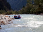 Alpsk supervkend - Isel a Salzach - podzim 2010, Pedpov poas byla sice pesimistick, natst skutenost jin. Se slbenm detm se stdaly i proslunn chvle. Dky tomu byla i na podzim voda suprov jako pi jarnm tn. Zejmna Salzach ns - fotografie 87