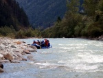 Alpsk supervkend - Isel a Salzach - podzim 2010, Pedpov poas byla sice pesimistick, natst skutenost jin. Se slbenm detm se stdaly i proslunn chvle. Dky tomu byla i na podzim voda suprov jako pi jarnm tn. Zejmna Salzach ns - fotografie 88