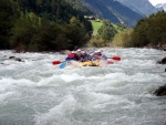 Alpsk supervkend - Isel a Salzach - podzim 2010, Pedpov poas byla sice pesimistick, natst skutenost jin. Se slbenm detm se stdaly i proslunn chvle. Dky tomu byla i na podzim voda suprov jako pi jarnm tn. Zejmna Salzach ns - fotografie 95