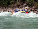 Alpsk supervkend - Isel a Salzach - podzim 2010, Pedpov poas byla sice pesimistick, natst skutenost jin. Se slbenm detm se stdaly i proslunn chvle. Dky tomu byla i na podzim voda suprov jako pi jarnm tn. Zejmna Salzach ns - fotografie 109