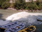 Alpsk supervkend - Isel a Salzach - podzim 2010, Pedpov poas byla sice pesimistick, natst skutenost jin. Se slbenm detm se stdaly i proslunn chvle. Dky tomu byla i na podzim voda suprov jako pi jarnm tn. Zejmna Salzach ns - fotografie 164