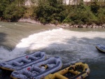 Alpsk supervkend - Isel a Salzach - podzim 2010, Pedpov poas byla sice pesimistick, natst skutenost jin. Se slbenm detm se stdaly i proslunn chvle. Dky tomu byla i na podzim voda suprov jako pi jarnm tn. Zejmna Salzach ns - fotografie 165