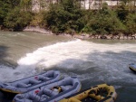 Alpsk supervkend - Isel a Salzach - podzim 2010, Pedpov poas byla sice pesimistick, natst skutenost jin. Se slbenm detm se stdaly i proslunn chvle. Dky tomu byla i na podzim voda suprov jako pi jarnm tn. Zejmna Salzach ns - fotografie 166