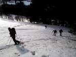 Zkladn KURZ SKIALPINISMU, Poas vypadalo strali, ale nakonec se z toho vyvinula ndhern akcika s pardnm poasm. Nedln krusta, byla pn hust.. - fotografie 9