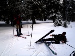 Zkladn KURZ SKIALPINISMU, Poas vypadalo strali, ale nakonec se z toho vyvinula ndhern akcika s pardnm poasm. Nedln krusta, byla pn hust.. - fotografie 29