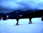 Zkladn KURZ SKIALPINISMU, Poas vypadalo strali, ale nakonec se z toho vyvinula ndhern akcika s pardnm poasm. Nedln krusta, byla pn hust.. - fotografie 36