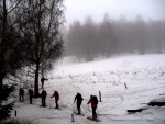 Zkladn KURZ SKIALPINISMU, Poas vypadalo strali, ale nakonec se z toho vyvinula ndhern akcika s pardnm poasm. Nedln krusta, byla pn hust.. - fotografie 43