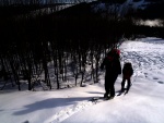 Zkladn KURZ SKIALPINISMU, Poas vypadalo strali, ale nakonec se z toho vyvinula ndhern akcika s pardnm poasm. Nedln krusta, byla pn hust.. - fotografie 59