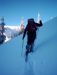 SKIALPINISMUS - zkladn kurz v Krkonoch, Pr foteek namchan z nkolika kurzk..... Zima se krt, tak nevhejte, zachli budeme vytahovat lod! - fotografie 6