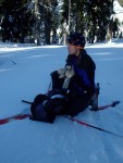 SKIALPINISMUS - zkladn kurz v Krkonoch, Pr foteek namchan z nkolika kurzk..... Zima se krt, tak nevhejte, zachli budeme vytahovat lod! - fotografie 21