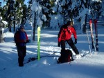 SKIALPINISMUS - zkladn kurz v Krkonoch, Pr foteek namchan z nkolika kurzk..... Zima se krt, tak nevhejte, zachli budeme vytahovat lod! - fotografie 22