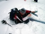 SKIALPINISMUS - zkladn kurz v Krkonoch, Pr foteek namchan z nkolika kurzk..... Zima se krt, tak nevhejte, zachli budeme vytahovat lod! - fotografie 25