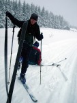 SKIALPINISMUS - zkladn kurz v Krkonoch, Pr foteek namchan z nkolika kurzk..... Zima se krt, tak nevhejte, zachli budeme vytahovat lod! - fotografie 28