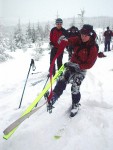 SKIALPINISMUS - zkladn kurz v Krkonoch, Pr foteek namchan z nkolika kurzk..... Zima se krt, tak nevhejte, zachli budeme vytahovat lod! - fotografie 30