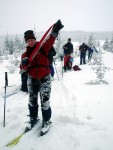 SKIALPINISMUS - zkladn kurz v Krkonoch, Pr foteek namchan z nkolika kurzk..... Zima se krt, tak nevhejte, zachli budeme vytahovat lod! - fotografie 31