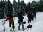 SKIALPINISMUS - zkladn kurz v Krkonoch, Pr foteek namchan z nkolika kurzk..... Zima se krt, tak nevhejte, zachli budeme vytahovat lod! - fotografie 32