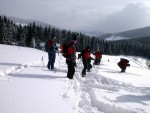 SKIALPINISMUS - zkladn kurz v Krkonoch, Pr foteek namchan z nkolika kurzk..... Zima se krt, tak nevhejte, zachli budeme vytahovat lod! - fotografie 35