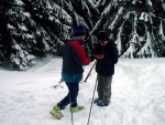 SKIALPINISMUS - zkladn kurz v Krkonoch, Pr foteek namchan z nkolika kurzk..... Zima se krt, tak nevhejte, zachli budeme vytahovat lod! - fotografie 51