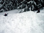 SKIALPINISMUS - zkladn kurz v Krkonoch, Pr foteek namchan z nkolika kurzk..... Zima se krt, tak nevhejte, zachli budeme vytahovat lod! - fotografie 52