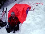 SKIALPINISMUS - zkladn kurz v Krkonoch, Pr foteek namchan z nkolika kurzk..... Zima se krt, tak nevhejte, zachli budeme vytahovat lod! - fotografie 68