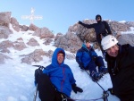 DACHSTIEN VRCHOL NA SKIALPECH 2011, iroko spektrln skialpov akce, pardn poas, kvanta snhu a pohodov tm. Fotky z vrcholu hovo za ve... - fotografie 99