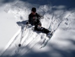 SKIALP ARNA RIEDINGTAL, Sluncem zalit arna s tvrdm podkladem umonila dv skvl try. Vichni jsme uili pardn vkend na skialpech. - fotografie 85