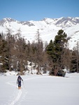 SKIALP ARNA RIEDINGTAL, Sluncem zalit arna s tvrdm podkladem umonila dv skvl try. Vichni jsme uili pardn vkend na skialpech. - fotografie 97