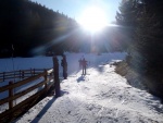 SKIALP ARNA RIEDINGTAL, Sluncem zalit arna s tvrdm podkladem umonila dv skvl try. Vichni jsme uili pardn vkend na skialpech. - fotografie 146