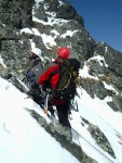 TDEN ZIMNHO LEZEN - Vysok Tatry, Tden lezen v okol Brnlky za ndhernho poas. Podmnky vynikajc a to jak na skle tak na ledech. Dky sedlmu snhu byla lavinov situace velmi pzniv a a celmu prbhu pomohla i vborn n - fotografie 17