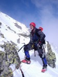TÝDEN ZIMNÍHO LEZENÍ - Vysoké Tatry, Týden lezení v okolí Brnčálky za nádherného počasí. Podmínky vynikající a to jak na skále tak na ledech. Díky sedlému sněhu byla lavinová situace velmi příznivá a a celému průběhu pomohla i výborná ná - fotografie 73