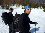 Nzk Taury Riedingtal, Rychl pchod jara zmnil program vjezdu na Prebe a Strimskogel diky nedostatku snhu do Riedingtalu. Poas pardn, snh jsme nali, take bomba. - fotografie 8