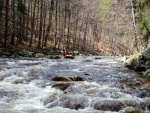 RAFTING JIZERA 9.4.2011, Zpotku chladn poas se zmnilo v ndhern slunen den a tak byl rafting i za men vody pardn. Jizera je prost ndhern. Tak dva Francouzi z posdky jednoho raftu byli nadeni stejn jako ost - fotografie 35