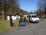 RAFTING NA JIZEE 10.4.2011, Sluncem zalit dol eky Jizery vynahradilo men stav vody. Skvl nlada a spousta zbavy na raftech, velmi pjemn pivtan jara. - fotografie 10