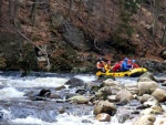 RAFTING NA JIZEE 10.4.2011, Sluncem zalit dol eky Jizery vynahradilo men stav vody. Skvl nlada a spousta zbavy na raftech, velmi pjemn pivtan jara. - fotografie 53