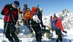 PECHOD SILVRETTY NA SKIALPECH, Vylo nejen poas a nov snh, ale i parta. Prost asn akce. Dalo by se ci: skialpinistick mlsota. - fotografie 84