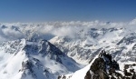 PECHOD SILVRETTY NA SKIALPECH, Vylo nejen poas a nov snh, ale i parta. Prost asn akce. Dalo by se ci: skialpinistick mlsota. - fotografie 86