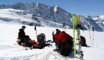 PECHOD SILVRETTY NA SKIALPECH, Vylo nejen poas a nov snh, ale i parta. Prost asn akce. Dalo by se ci: skialpinistick mlsota. - fotografie 118