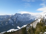 Hochschwab skialpov, V noru jsme se vydali na skialpov przkum vchodn hradby trska - poho Hochschwab. Co se tk mnostv snhu dn hitparda, ale i tak jsme si to uili. Zejmna pi kopn stup pi sestupu z h - fotografie 6