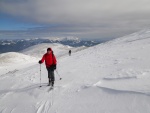 Hochschwab skialpov, V noru jsme se vydali na skialpov przkum vchodn hradby trska - poho Hochschwab. Co se tk mnostv snhu dn hitparda, ale i tak jsme si to uili. Zejmna pi kopn stup pi sestupu z h - fotografie 14