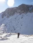 Hochschwab skialpov, V noru jsme se vydali na skialpov przkum vchodn hradby trska - poho Hochschwab. Co se tk mnostv snhu dn hitparda, ale i tak jsme si to uili. Zejmna pi kopn stup pi sestupu z h - fotografie 29