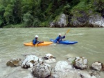 KAJAK KEMP SALZA 2010, Pardn posun v technice jzdy, skvl poas a rozmanit voda. Vichni si to myslm uili dosytosti. - fotografie 249