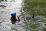 RAFTING - ALPSK SUPERVKEND KVTEN 2011, Tenhle zjezd byste mli zkusit, to je fakt dobr akce, na kterou se d jezdit opakovan. I kdy tentokrt poas maliko zahrozilo a ve vych polohch napadl snh. Dky tomu na ns ekala pardn v - fotografie 80