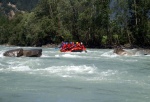 Adrenaln rafting na Iselu - ervenec 2011, Nejlep raftov voda, k tomu vlap do hor. Ve podbareveno pardnm slunenm poasm. - fotografie 97