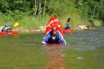 KAJAK KEMP SALZA 2011, Pardn parta, rostouc voda a taky vkony astnk. Myslm e to byl skvlej kemp. Vechny zdrav Venca a Sandl - fotografie 13