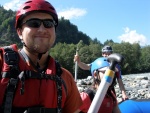 VELKÝ ALPSKÝ OKRUH PO NEJLEPŠÍCH RAFTOVÝCH ŘEKÁCH, Parádní a komorní expedice. Takhle by to mohlo být pokaždé: super parta, super počasí, super voda, super hory, super akce... - fotografie 12