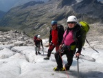 Ve stnu Grossglockneru a Grossvenedigeru - srpen 2011, Opt pohodov akcika v malm kolektivu, poas luxusn a na jeden den, kdy napdlo 10 cm erstvho snhu. Natst zrovna tenhle neas jsme strvili ve vyht saun chaty Rudolfshutte. Sam asn z - fotografie 46